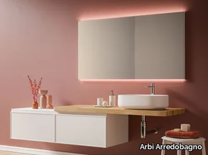 DECOR 05 - Wall-mounted vanity unit with drawers _ Arbi Arredobagno