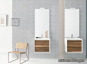 MATERIA VIP 08 - Wall-mounted vanity unit with drawers _ Arbi Arredobagno