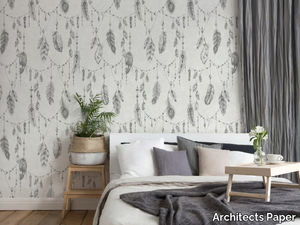 BOHO FEATHER - Washable nonwoven wallpaper _ Architects Paper