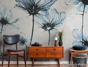 BLUE DAISY - Digital printing vinyl wallpaper _ Architects Paper