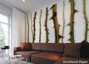 BLURRED THORNS - Washable nonwoven wallpaper _ Architects Paper