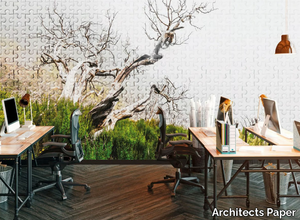 DEATHTREE PUZZLE - Washable nonwoven wallpaper _ Architects Paper