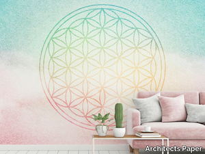 FLOWER OF LIFE - Washable nonwoven wallpaper _ Architects Paper