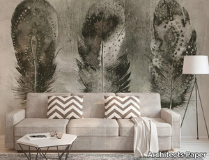 MOTLEY FEATHER - Washable nonwoven wallpaper _ Architects Paper