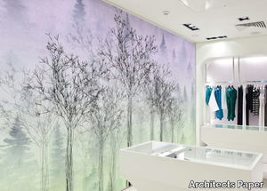 TREES ARTWORK - Washable nonwoven wallpaper _ Architects Paper