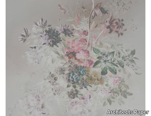 BOUQUET PASTEL - Digital printing wallpaper with floral pattern _ Architects Paper