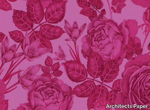 BACCARA - Digital printing wallpaper with floral pattern _ Architects Paper