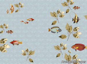 BRILLIANT FISH - Digital printing wallpaper _ Architects Paper