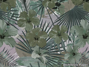 HIBISCUS - Digital printing Tropical wallpaper _ Architects Paper