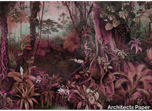 JUNGLE - Digital printing trompe l'oeil wallpaper _ Architects Paper