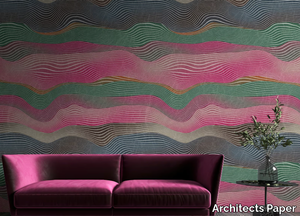 SPACE - Striped Ecological nonwoven wallpaper _ Architects Paper