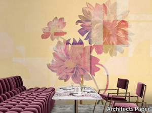 QUEEN'S GARDEN - Washable nonwoven wallpaper with floral pattern _ Architects Paper