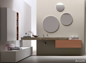 POLLOCK - COMPOSIZIONE 68 - Modular wooden bathroom system _ Arcom