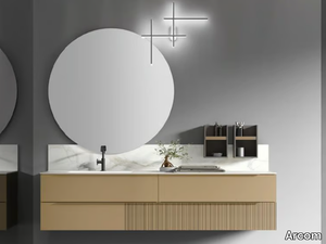 POLLOCK TRAME - COMPOSITION 99 - Wall-mounted vanity unit with drawers _ Arcom