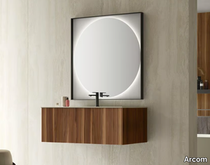 WIND - COMPOSITION 02 - Wall-mounted vanity unit with drawers _ Arcom