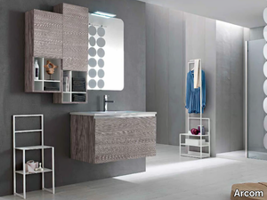 E.GÒ - COMPOSITION 28 - Wooden bathroom cabinet / vanity unit _ Arcom