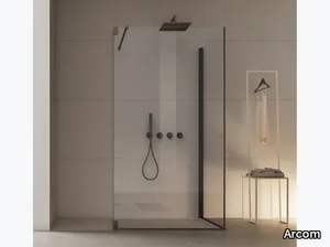 S6 - Rectangular corner Walk in shower _ Arcom