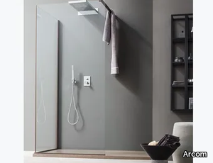 S6 - Corner rectangular Walk in shower _ Arcom