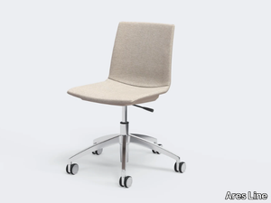 AIRA - Upholstered chair with 5-spoke base _ Ares Line