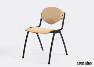 OMNIA CONTRACT - Stackable chair _ Ares Line