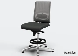 ZERO7 NET - Swivel mesh office stool _ Ares Line