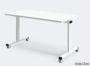 HIP-UP T - Workstation desk with flip-top _ Ares Line