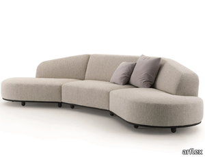 ARCOLOR - Sectional fabric sofa _ arflex