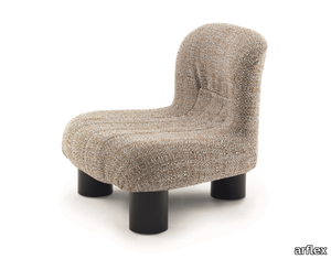 BOTOLO LOW - Upholstered fabric armchair _ arflex