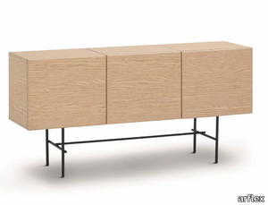 RUBYCON - Wooden sideboard with doors _ arflex