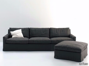 COUSY - 3 seater fabric sofa with removable cover _ arflex