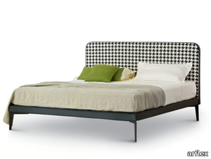 SUITE - Double bed with upholstered headboard _ arflex