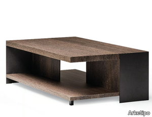 NOTH - Square wooden coffee table _ Arketipo