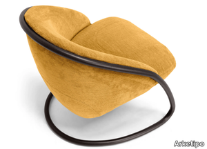 FREEDOM - Upholstered cantilever fabric easy chair _ Arketipo