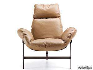 JUPITER - Leather armchair _ Arketipo