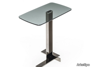 LITH - Rectangular glass coffee table for living room _ Arketipo