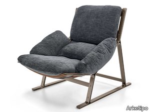 BELAIR - Sled base fabric armchair _ Arketipo