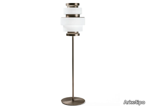 KÉPI - Titanium floor lamp _ Arketipo