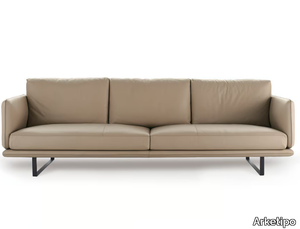 RAIL - 3 seater leather sofa _ Arketipo