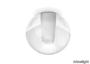 ALASKA BIG TRIMLESS - LED semi-inset glass spotlight _ Arkoslight