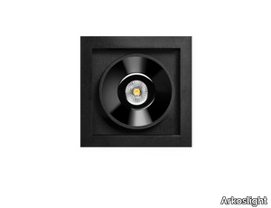 BLACK FOSTER RECESSED 1 - Recessed LED aluminium spotlight _ Arkoslight