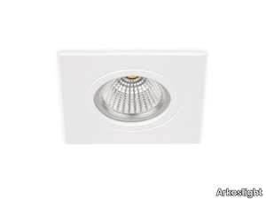 BATH SQUARE - Recessed LED aluminium spotlight _ Arkoslight