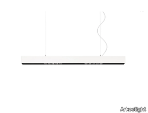 BLACK FOSTER SUSPENSION 1200 - LED aluminium pendant lamp _ Arkoslight