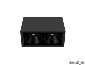 BLACK FOSTER SURFACE 2 - LED multiple aluminium spotlight _ Arkoslight