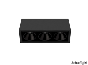 BLACK FOSTER SURFACE 3 - LED multiple aluminium spotlight _ Arkoslight