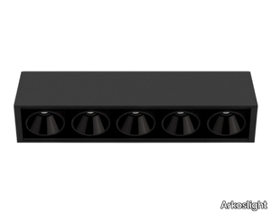 BLACK FOSTER SURFACE 5 - LED multiple aluminium spotlight _ Arkoslight