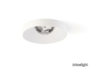 PUCK L RECESSED - LED semi-inset aluminium spotlight _ Arkoslight