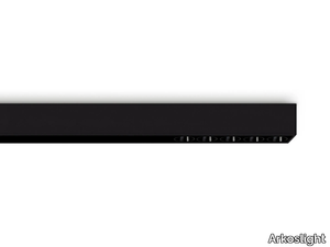 BLACK FOSTER CUSTOM SURFACE 5 - Ceiling mounted linear lighting profile for downlights _ Arkoslight