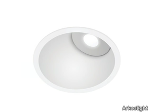 LEX MINI ASYMMETRIC - Recessed LED round aluminium spotlight _ Arkoslight