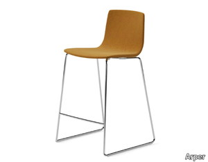 AAVA 02 - Sled base high stool _ Arper