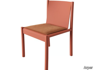 KATA - Wooden chair _ Arper